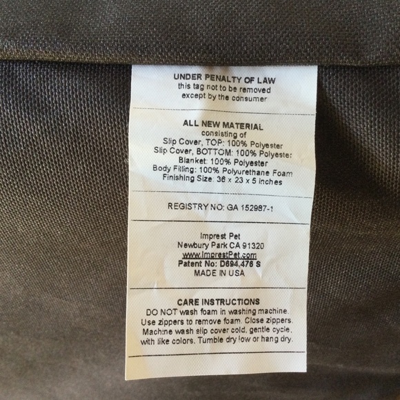 Imprest Pet 🐶 Dog Bed With Blanket Attached 🐾 - Picture 8 of 8